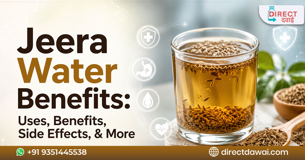 Jeera Water Benefits, Uses, Nutrition, Side Effects & More